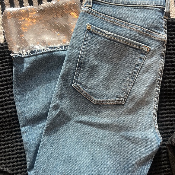 7 For All Mankind Luxe Vintage Sequin Jeans in Muse - Picture 5 of 5